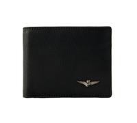 Portafoglio in pelle con aquila (Black)