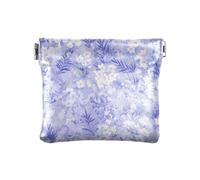 Portafoglio in pelle con fiori di campo di lavanda chiaro, da donna, organizer unico per gioielli per ragazze e donne