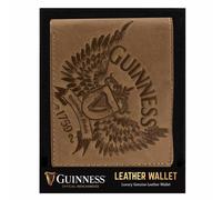 Portafoglio in pelle Guinness, modello bifold Brown Wings dall'Irlanda Stock ...