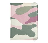 Portafoglio in pelle mimetica per passaporto e carte di vaccino, da viaggio, per uomini e donne, impermeabile