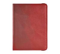 Portafoglio in pelle per passaporto e carte di vaccino, custodia per passaporto, documenti da viaggio, porta passaporto, per uomini e donne, impermeabile, Sfumatura rossa., 1 size, moderno