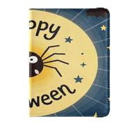 Portafoglio in pelle per passaporto e carte di vaccino, per documenti di viaggio, organizer per passaporto, custodia a portafoglio per uomini e donne, impermeabile, Buon Natale cartone animato cane