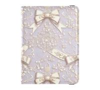 Portafoglio in pelle per passaporto e carte di vaccino, per documenti di viaggio, organizer per passaporto, custodia a portafoglio per donne e uomini, impermeabile, Fiocco Oro Motivo Floreale Viola, 1