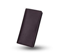 Portafoglio in Pelle Portafogli da Uomo Porta Carte Stile Classico Lungo Borsa da Uomo Cerniera di qualità Portafoglio Semplice di Grande capacità per Uomo (Colore : Schwarz)