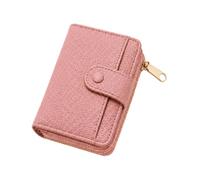 Portafoglio in pelle - PU Bifold portamonete | Custodia morbida per carte | Organizer | Borsa sottile a doppia piega | per pendolarismo quotidiano, scuola, ufficio, viaggi d'affari