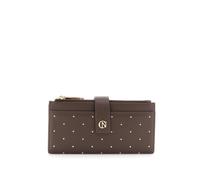 PORTAFOGLIO IN SINTETICO EFFETTO PELLE CON APPLICAZIONE DI MINI BORCHIE