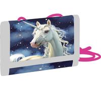 Portafoglio in tessuto per bambini a tema unicorno
