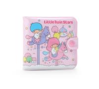 Portafoglio in vinile Little Twin Stars parco divertimenti Sanrio originale 2...