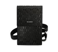 Portafoglio Karl Lagerfeld Saffiano Monogram - Nero