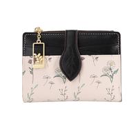 Portafoglio leggero dell'unità di elaborazione della borsa della moneta stampata di modo con le cerniere sicure Portamonete portatile della stampa del fumetto di usura dei sacchetti, Nero