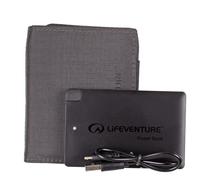 Lifeventure RFiD - Portafoglio per caricabatterie protetto da 2500 mAh, per viaggi, materiale riciclabile ecologico