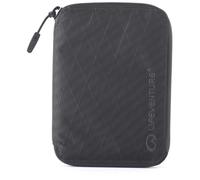 Lifeventure X-Pac Mini Portafoglio da Viaggio Protetto RFID Uomo con Chiusura Zip Bi-Fold, Nero, Compatto, Nero, Compact