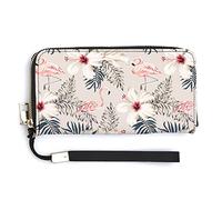 Portafoglio lungo a due ante in morbida pelle PU, portamonete, porta carte di credito, porta carte di credito unisex resistente, sottile, porta soldi