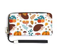 Portafoglio lungo a due ante in morbida pelle PU, portamonete, porta carte di credito, porta carte di credito unisex resistente, sottile, porta soldi