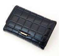 Portafoglio lungo da donna elegante con chiusura a scatto, di colore verde, stile firefly, per feste. Portafoglio multifunzionale con grande capacità, porta carte, dolce e carino, di moda minimalista,