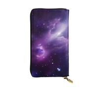 Portafoglio lungo da donna, elegante portafoglio in pelle microfibra pochette per telefono, grande capacità, portamonete con cerniera, borsa per carte di credito, borsa lunga grafica stampata 3D per