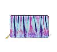 Portafoglio lungo in pelle marrone disegnato a mano retrò americano selvaggio West Desert Horse con cowboy donna cerniera portafoglio lungo, organizer di grande capacità custodia sottile portamonete