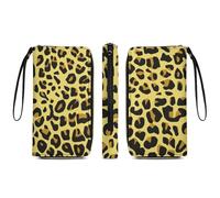 Portafoglio lungo in pelle PU da donna, porta carte di credito da viaggio con cerniera, grazioso porta carte con orche assassine, stelle marine, bolle, pois, blu, con più scomparti per carte