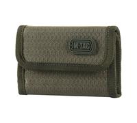 M-Tac Portafoglio Slim Mini Geldbeutel Portemonnaie Geldbörse Karten Geldtasche Elite Gen.II esagonale, Ranger verde, 13*9, Casual