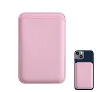 Portafoglio Magnetico Compatibile, Wallet Portafoglio Tessuti in Pelle per 15/14/13/ Pro/Max/Plus, Porta carte di credito per Cellulare, Carte e Badge, con Anello in Ferro per all Phone Case