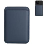 Portafoglio magnetico minimalista unisex, in similpelle, compatibile con MagSafe, per iPhone serie 12, custodia trasparente in silicone, per 3-5