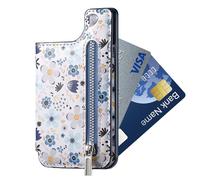 Portafoglio magnetico per carte di credito, porta carte di credito con RFID antifurto, per monete, banconote e carte di credito Soydan