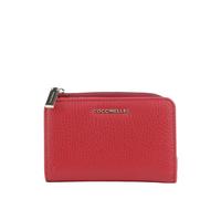 COCCINELLE Metallic Soft Wallet Ruby