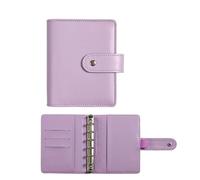 Portafoglio mini pianificatore di budget A7 e busta con cerniera Piccolo raccoglitore a fogli mobili for organizzare i soldi del sistema risparmio per Il Controllo del Budget(Color10)