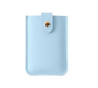 Portafoglio Minimalista - Porta carte di credito sottile e leggero a 6 slot con bottone a pressione leggero | Portafoglio multi-carte per carte d'identità della carta di membro, blu, 1