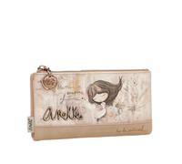 Anekke Portafoglio RFID Memories - Grande design con doppio scomparto | Chiusura a linguetta e cerniera | Dimensioni: 18 x 10 x 2 cm, Vari