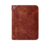 Portafoglio multi carte | Grande capacità porta carte di credito portafoglio corto da uomo | vintage multi porta carte da uomo pochette portafoglio per marito, padre amici, Marrone, regular version,