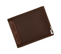 Portafoglio multi-funzionale da uomo Portafoglio in pelle bi-fold Layer
