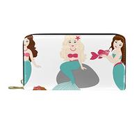 Portafoglio Pelle Pelle Zip Borsa Lunga Cinque Sirene