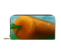 Portafoglio Pelle Pelle Zip Portafoglio lungo ウサギ ドリーム キャロット