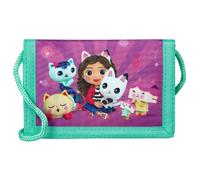 Undercover Gabby's Dollhouse - Portafoglio per bambini, 9 x 2 x 13 cm, con chiusura lampo