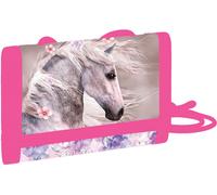 Portafoglio per bambini in tessuto con motivo di cavallo