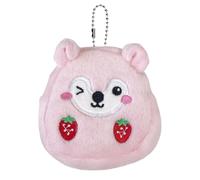 Portafoglio Per Bambini, Portafoglio Fragola Per Ragazze | Borsa Per Criceti Piena Di Borsetta Per Animali Per Babini Piccoli | Portamonete Kawaii, Borsa Carina Alla Fragola Per Soldi, Bambini, Monet