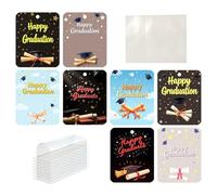 Portafoglio per la laurea - Portafoglio per la scuola, cornice per denaro per l'inizio della scuola, sacchetto regalo di addio, scatola dei ricordi, per laureati, Qj078, vedi descrizione, Vedi