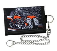 Portafoglio Per Moto BOBBER Portamonete Con Catena E Portachiavi Nuovo