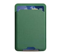 Portafoglio per telefoni cellulari, supporto per carte per la custodia del telefono cellulare, il supporto per bacio è sottile di 5 mm di spessore, facile da trasportare in tasche o borse, verde, Se