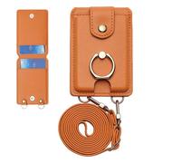 Portafoglio per telefono da attaccare, porta carte di telefono da attaccare | Supporto per portafoglio per ,Portafoglio adesivo multiuso resistente all'acqua con 2 slot per schede, con support