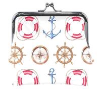 Portafoglio personalizzato a righe bianche da donna portafoglio in pelle con chiusura a bacio per cambio valuta portafoglio Cool Stripes White UNITALLA Classic Cool Stripes White UnITALLA Classic