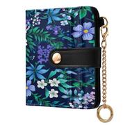 Portafoglio pieghevole classico da donna splendidamente stampato, comodo e minimalista, in pelle PU, per ragazze e signore