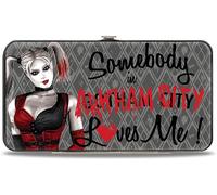 Portafoglio Pieghevole Harley Quinn Somebody In Arkham City Loves Me