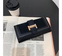 Portafoglio pieghevole leggero, moderno e elegante, decorato con borchie, adatto per il lavoro, la scuola, i viaggi e gli usi quotidiani, ideale come regalo per insegnanti, coppie, compleanni, San Val