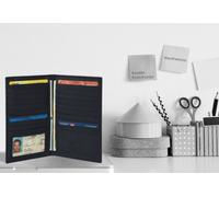 Portafoglio Porta Carte di Credito Nero Nuovo Molto Raro Stile