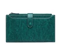 Portafoglio porta carte di credito - Portafoglio porta carte di credito da donna 20x11x2,5 cm | Portamonete da donna con doppia cerniera con slot multi-scheda | Portafoglio di grande capacità