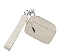 Portafoglio portachiavi da donna - Borsa da polso con cerniera in nylon, compatto | Porta carte di credito Portafoglio Iris impermeabile di seconda generazione per una protezione sicura
