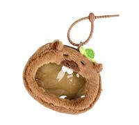 Portafoglio portachiavi in peluche con interni spaziosi, pratica borsa Cpin per carte di credito organizzato per tutti i giorni essenziale morbido peluche Capybara Pouch Organizer, Tartaruga, Bellezza