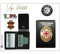 Portafoglio Portadocumenti Placca 3D CRI C.R.I. Croce Rossa Vega Holster 1WD149